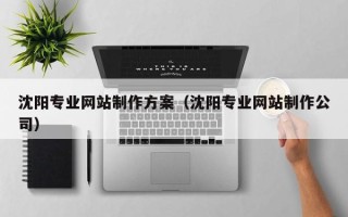 邹平沈阳专业网站制作方案（沈阳专业网站制作公司）